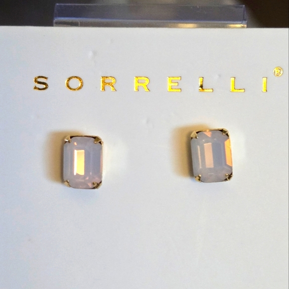 Sorrelli NWT Emerald Cut Stud  Earrings - Picture 9 of 9